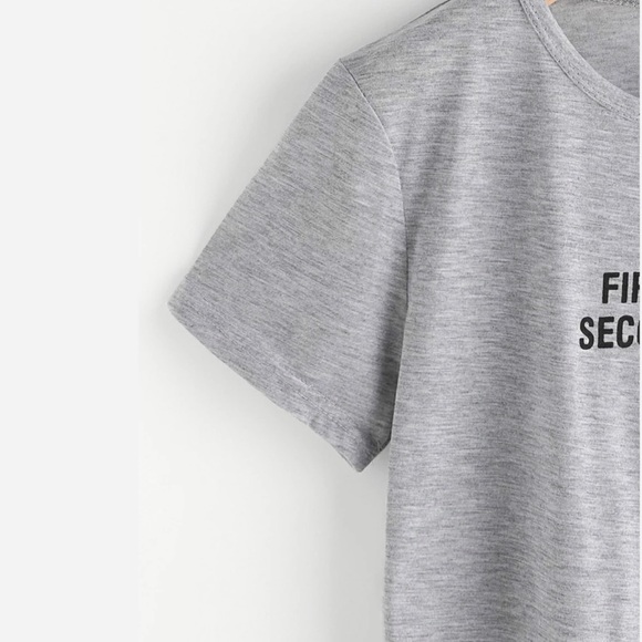NEW Grey “First of all, No. Second of all, No” Tee - Picture 4 of 13